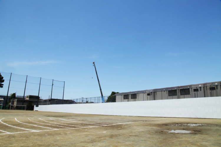 日本学園中学校・高等学校のグラウンド