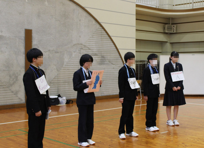 岡山県立津山中学校のイングリッシュ・デイ