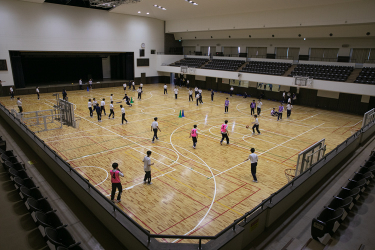 大阪桐蔭中学校・高等学校のアリーナ