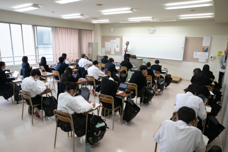 昇陽高等学校の授業風景