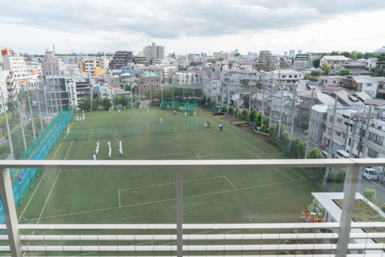 立正中学校・高等学校のグラウンド