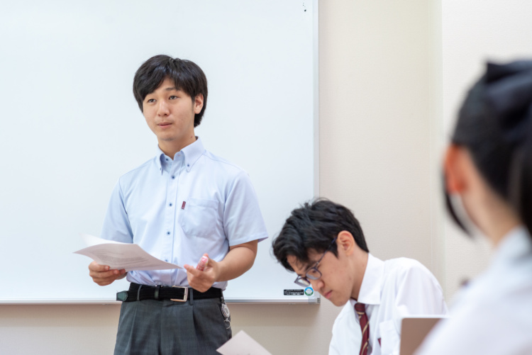 「立命館宇治中学校・高等学校」の授業風景