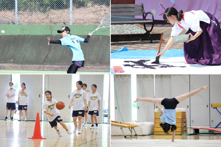 清泉女学院中学高等学校のクラブ活動の風景