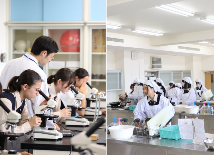 清泉女学院中学高等学校の授業風景