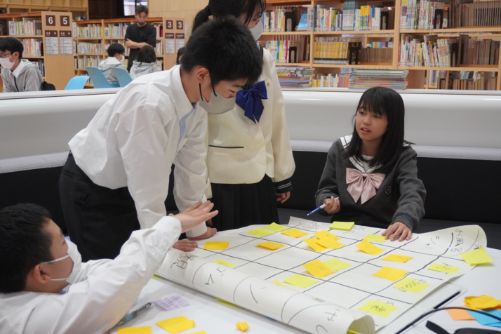 青翔開智中学校・高等学校の生徒たち