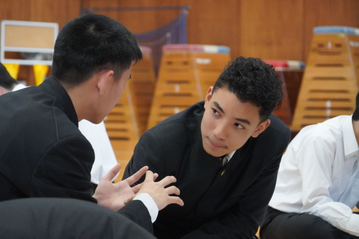 青翔開智中学校・高等学校の生徒たち