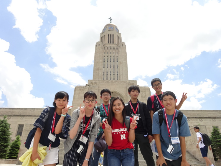 専修大学松戸中学校のアメリカ・ネブラスカ修学旅行