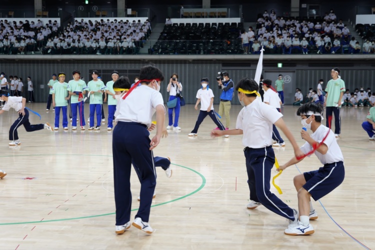 芝中学校・高等学校の運動会の様子その2