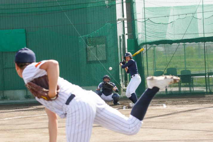 滋賀学園高等学校の野球部の試合