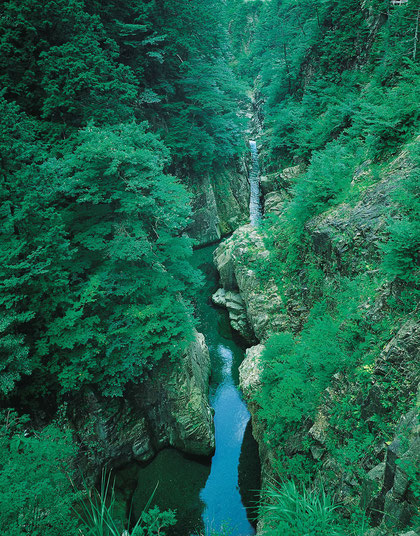 関市の川浦渓谷