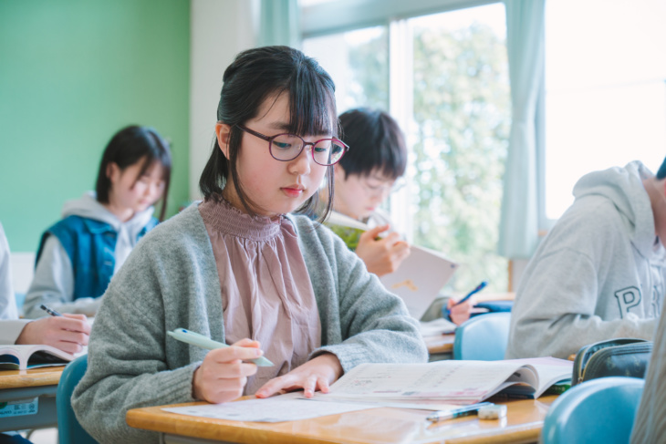 尚絅学院中学校・高等学校の授業の風景