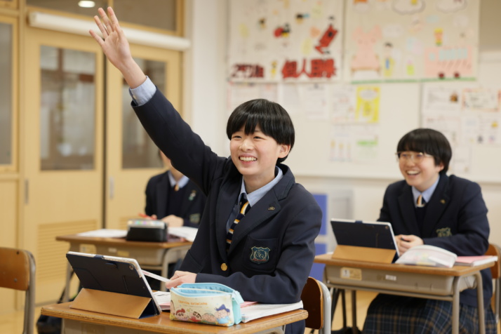 園田学園中学校・高等学校の授業の風景