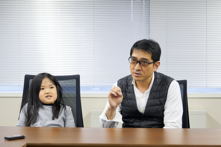 ルネサンスの生徒・みづきさんとお父さん