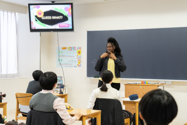 小石川淑徳学園中学校高等学校の英語の授業風景