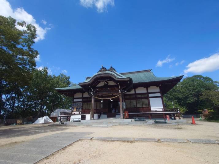 「玉井宮東照宮」の拝殿外観（正面）