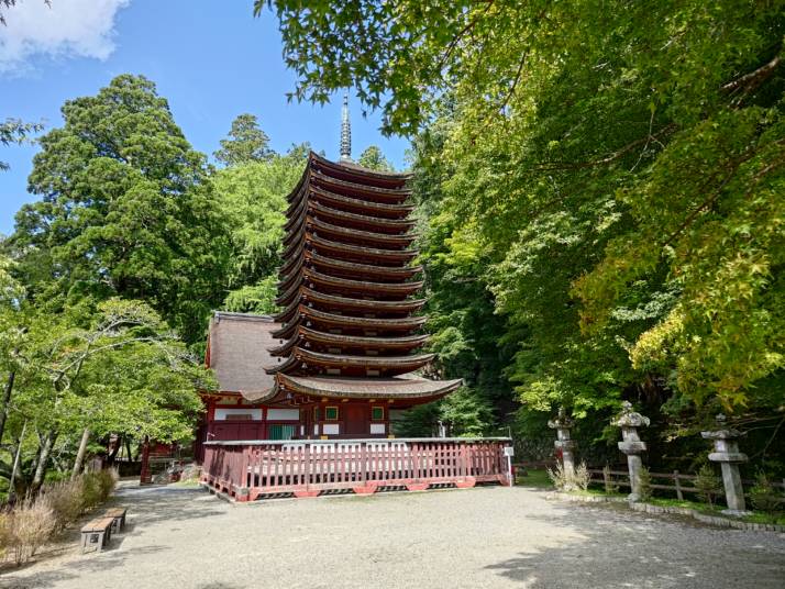 談山神社の十三重塔