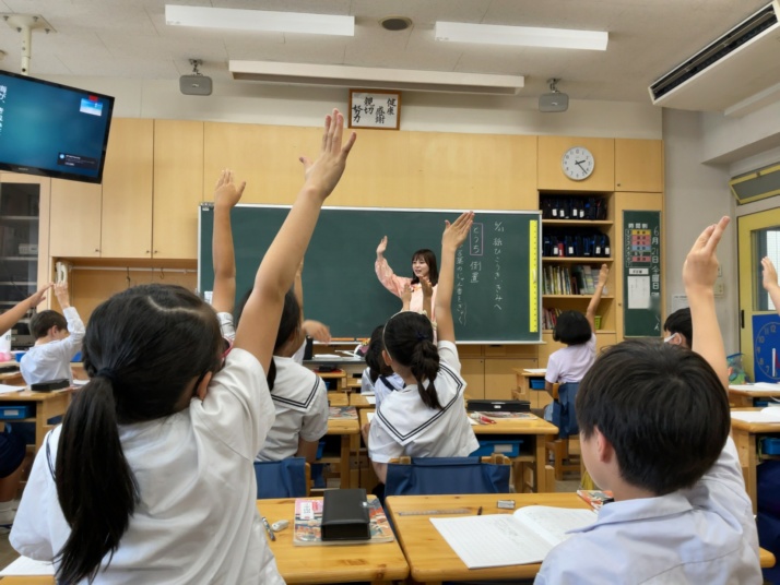 トキワ松学園小学校の授業風景