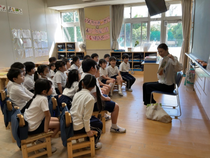 トキワ松学園小学校の保護者による読み聞かせ