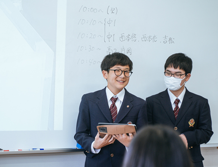 土佐塾中学・高等学校の授業風景