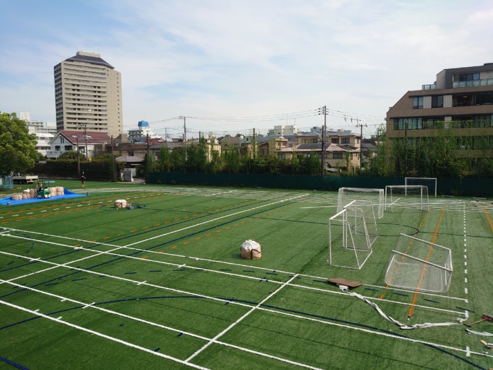 東京学芸大学附属竹早中学校のグラウンド