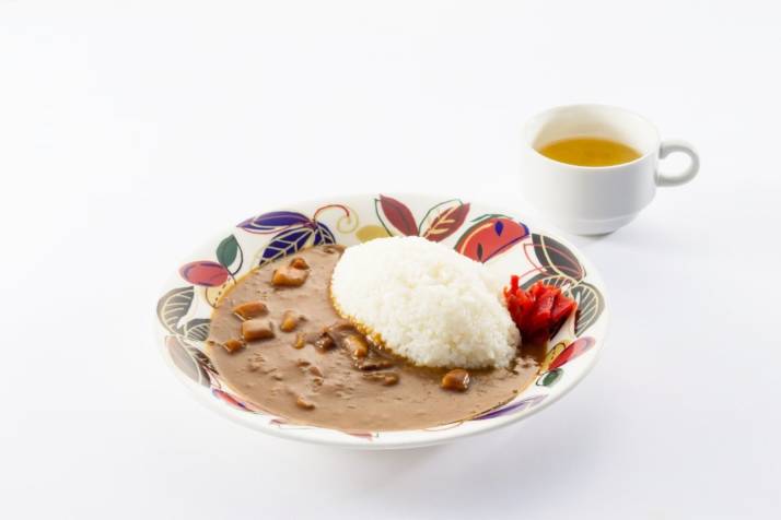 「道の駅 うなづき」の併設レストラン「宇奈月麦酒館」で提供される「宇奈月ビールカレー」