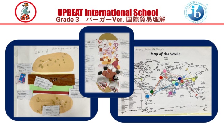 アップビートインターナショナルスクール小学部の国際貿易理解学習