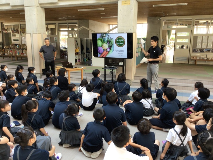 郡山ザベリオ学園小学校の探究学習の様子