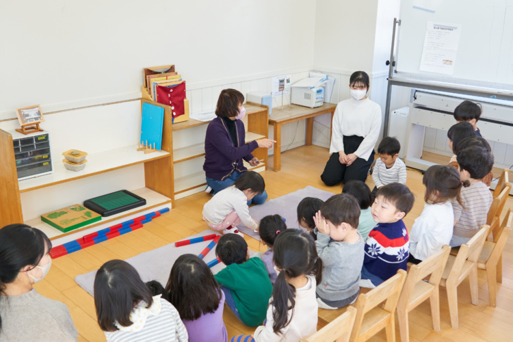 「横浜りとるぱんぷきんず」の算数的活動風景