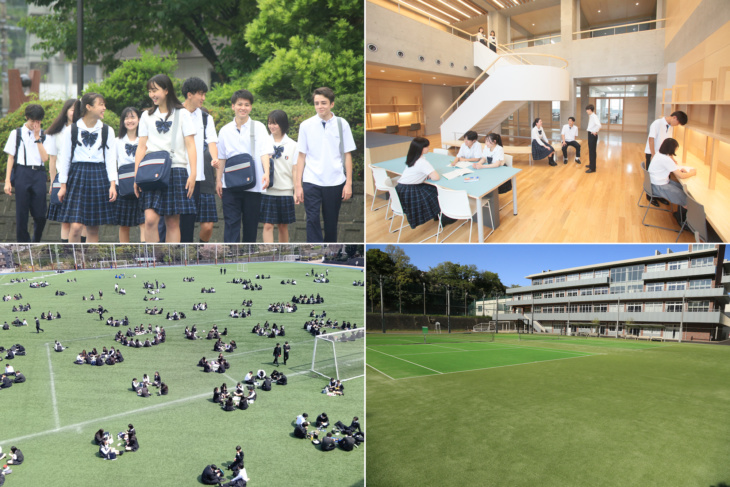 横浜高等学校の校内風景