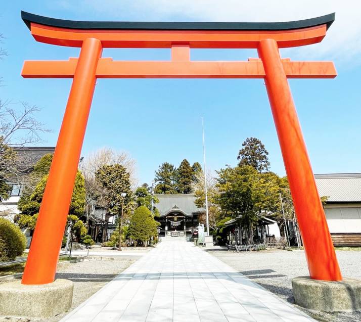 北海道函館市の湯倉神社にある鳥居