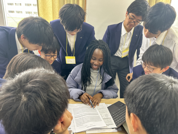 逗子開成中学校・高等学校のグローバルビレッジのイベント風景